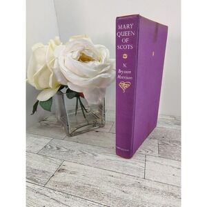 Mary Queen of Scots N Brysson Morrison 1960 Hardcover Vintage Shelf Decor Purple